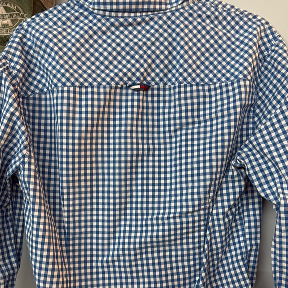 Tommy Hilfiger Blue Casual Button Down Shirt - Picture 6 of 6